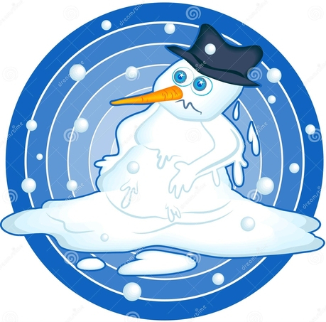 melting snowman 43430